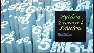 Python Exercise 3 ( Day 3 ) Solutions #easy #list #string #tuples #coloramamodule #CodeForFun