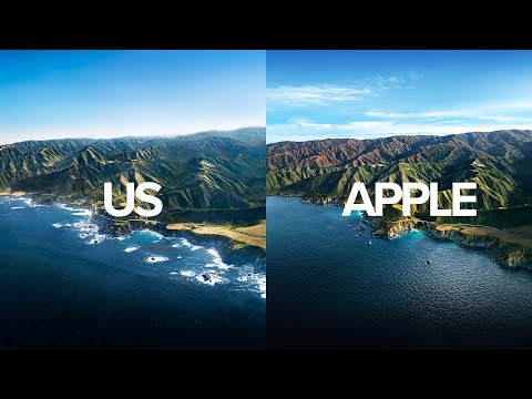 We Recreated Apple's MacOS Big Sur Wallpaper with a Helicopter!