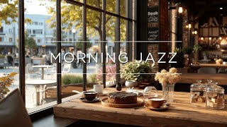 Cozy Spring Coffee Shop Jazz ~ Relaxing Morning Jazz & Smooth Spring Ambience