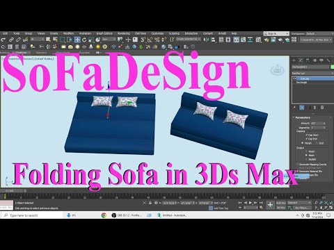 Folding sofa || bed sofa design ideas 3ds max