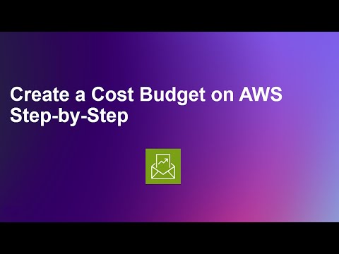 Create Cost Budget on AWS Step-by-Step