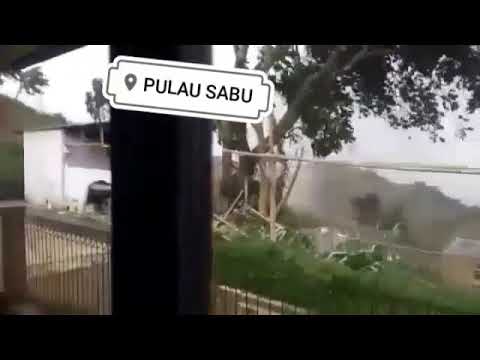 Angin kencang di pulau Sabu