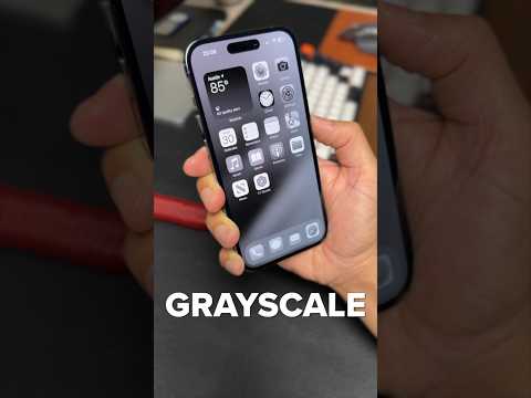 Grayscale Display - Simple Productivity Hack!