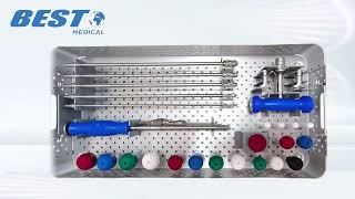 Cemented Revision System Instrument Set for Complex Hip Arthroplasty, Cemented hip revision tools