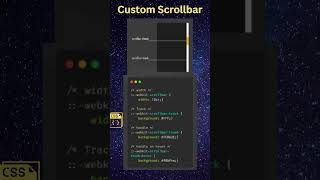 How to Create Custom Scrollbar #css #coding #design