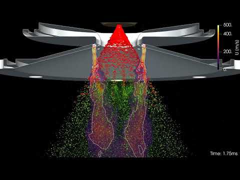 CFD Simulation of Liquid Metal Breakup – VoF to Lagrangian in OpenFOAM