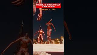 Attack On Titan Size Comparison 2024 #aot #attackontitan