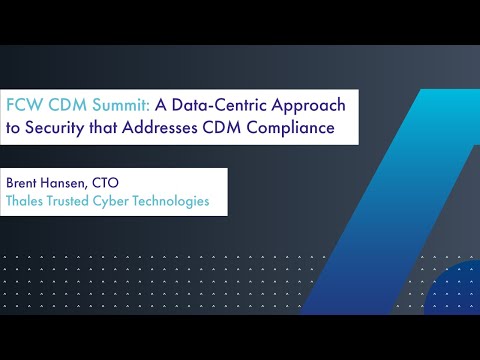 A Data-Centric Approach to Security that Addresses CDM Compliance