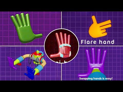ALL HANDS TUTORIALS - Poppy Playtime: Chapter 1, 2, 3, 4, 5