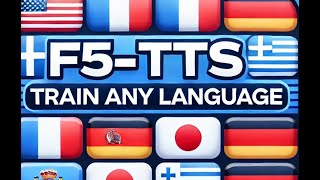 F5-TTS how to train a new language best open source text to speech