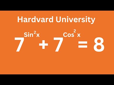 Hardvard University Entrance Exam || Can you Solve This Trigonometry Problem 