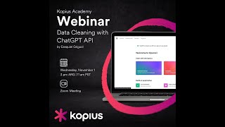 Data cleaning with Chat GPT API