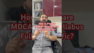 MDCAT New Syllabus | Things to must Know #mdcat2025 #mdcat2025syllabus #drsohaillectures