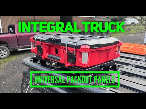 Integral Truck Universal Packout Panels - Overland Jeep Install!
