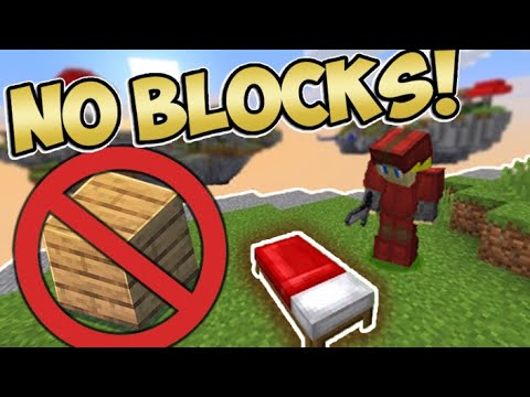 Bedwars but I CANNOT place blocks