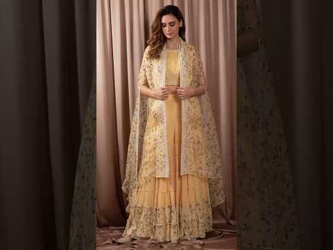 Latest Trandy Palazzo With Shrug #shortvideo #palazzo #shrugdesigns