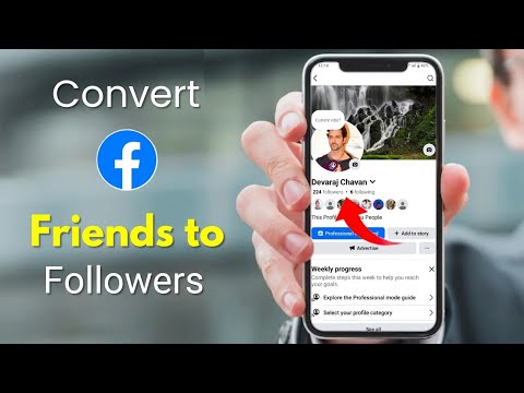 How to Convert Friends to Followers on Facebook 2025 ✅ | Facebook Friends to Followers