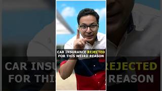 Car insurance rejected for this weird reason 😰 #shorts #car