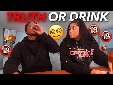 TRUTH OR DRINK W/ MY BESTFRIEND!! *BAD IDEA*😂👀