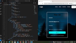 How To Make A Website With Login And Register | HTML CSS & Javascript | Fully Responsive Website C++