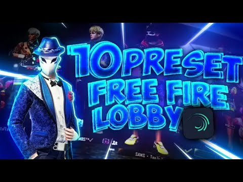 TOP 10 PRESET ALIGHT MOTION FF LOBBY TERBARU