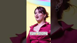 When #avneetkaur hits the dance floor on viral song APT at Pillai college | Alegria 2025 💖