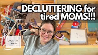 Declutter Without the Mess! / Decluttering for Tired Moms / Easy Decluttering Method