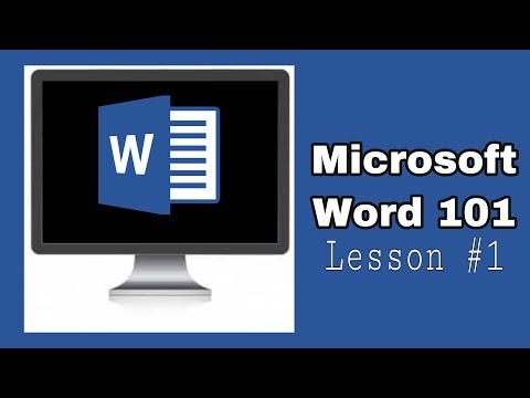 Microsoft Word Lesson #01 | Basics 101 | For Students and Beginners