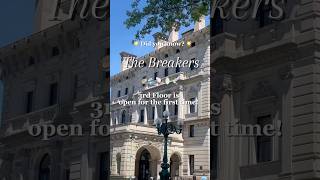 The (possibly haunted) third floor of The Breakers is open now! 🕊️🤍 #newport #thebreakers