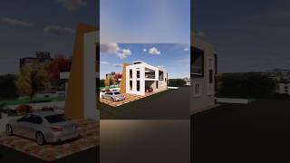 Stylish Residential Exterior | Enscape Visualization #shorts #enscaperender