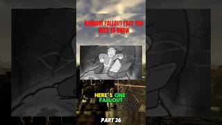 Did you know this fallout fact? #fallout #falloutlore #fallout4 #fallout3 #falloutnewvegas #lore