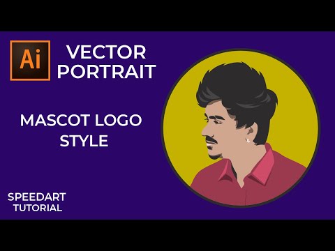 VECTOR PORTRAIT | VECTOR ART | MASCOT LOGO | Thani Creation | @mr water mountain