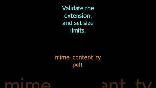Validating file uploads to prevent attacks