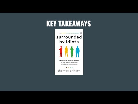 Surrounded by Idiots by Thomas Erikson (Key takeaways)