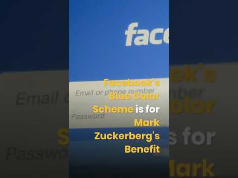 Why Facebook Is Filled With Blue Color | Bright Source #shorts