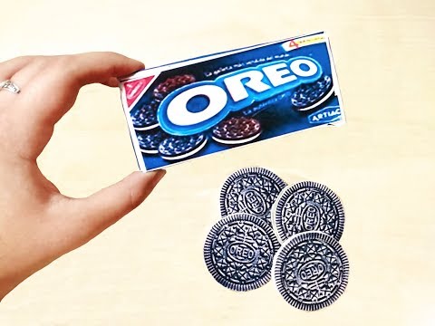 Make a paper cookie oreo !!!