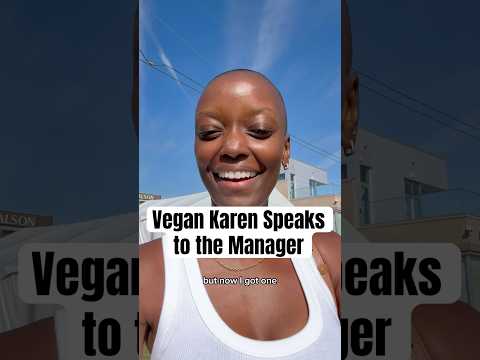 A vegan Karen at Trader Joe’s 😉 #vegan