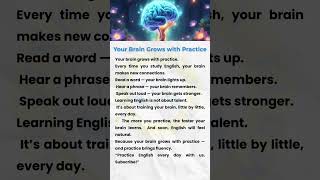 How Your Brain Learns English Faster      #EnglishStories #LearnFast