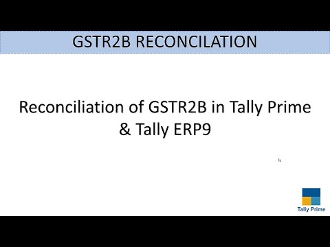 GSTR2B Reconcilation