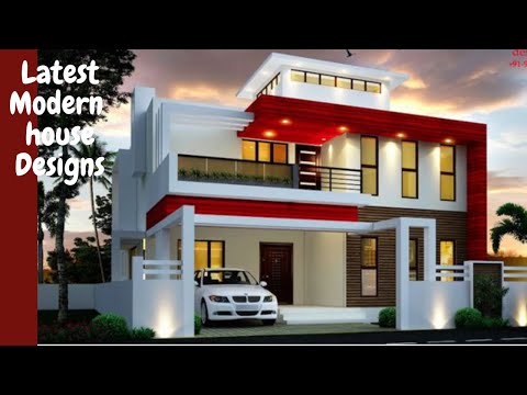 Latest modern House Designs| front elevation modern house designs| Double floor front elevation