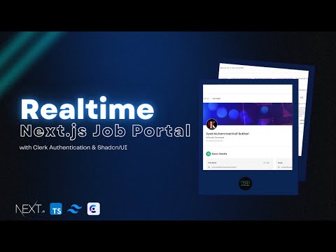 🤯 Realtime Next.jS Online Job Portal 🙂‍↔️ with Clerk Authentication: Overview 📃