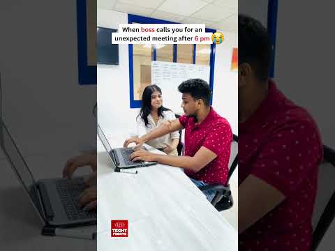 🤣When boss calls you for an unexpected meeting 6pm🤣#shorts #short #shortvideo #trendingshorts #funny