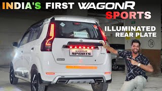 INDIA'S FIRST WAGONR SPORTS WITH ILLUMINATED REAR PLATE....!!!