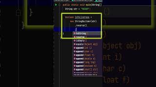 Java Palindrome Check #shorts #java #coding #trending #programming