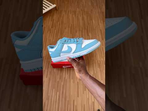 NIKE DUNK LOW DENIM TURQUOISE UNBOXING VIDEO #classifyluxury #nikedunk #nike