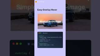 CSS Easy Overlay Hover #shots #shortvideo #html #css