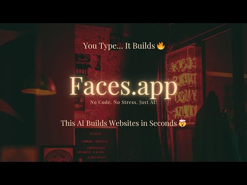 Meet Faces.app 🤯 — The ChatGPT for Web Design 🔥