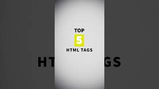 Top 5 Essential HTML Tags for Web Development #programming #coding #html #css #website #development