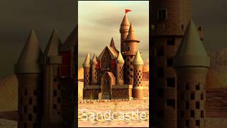 Sandcastle in Blender 3D! #blender3d #blender3dmodeling #blender3dmodel