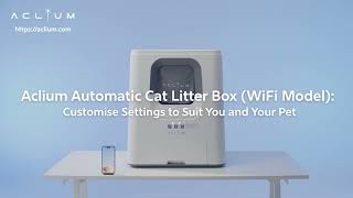 User Guide | WIFI Automatic Cat Litter Box | Customising App Settings